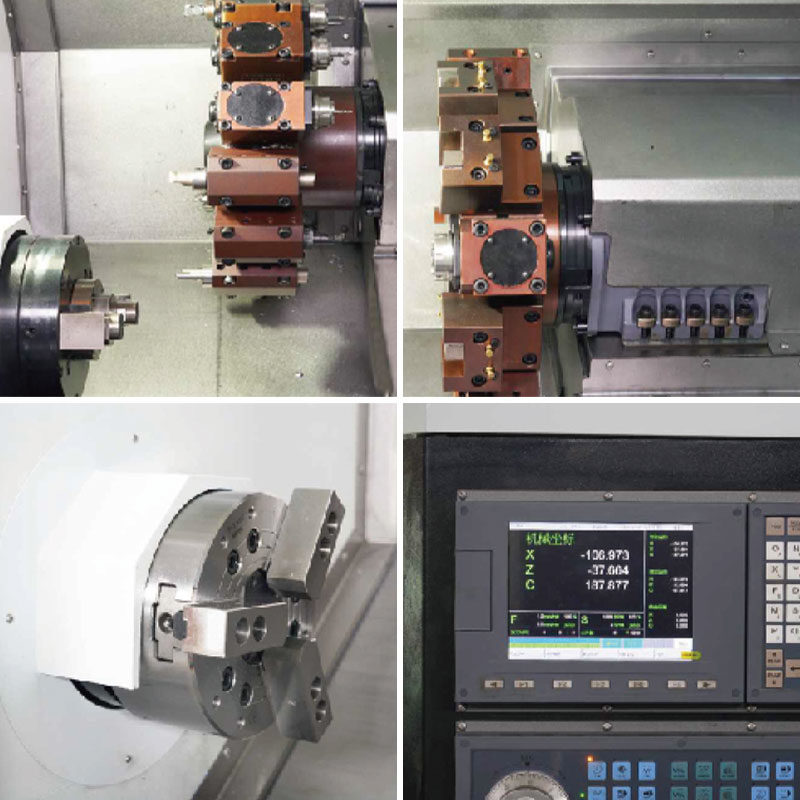 NC-106D high-efficiency heavy-cutting horizontal turning center