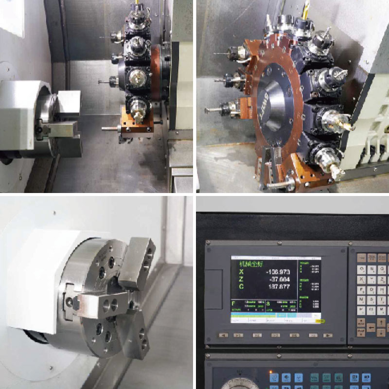 NC-106D-Y 3-axis synchronous machining horizontal turning center